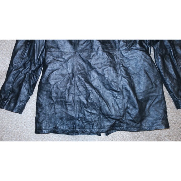 WOMENS OSCAR PIEL PERFECT LEATHER USA JACKET WITH LINER ZIP SIZE XXL - Picture 11 of 13